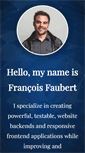 Mobile Screenshot of francoisfaubert.com